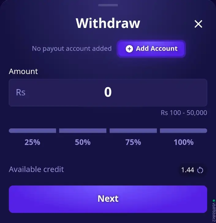 Pro pk withdrawal method